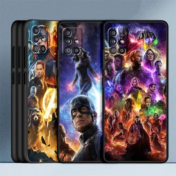 Marvel Film Avengers A Telefón puzdro Pre Samsung Galaxy A13 A23 5G A52 A50 A33 A22 A12 A31 A24 A54 A32 A73 A41 Silikónové Krytie
