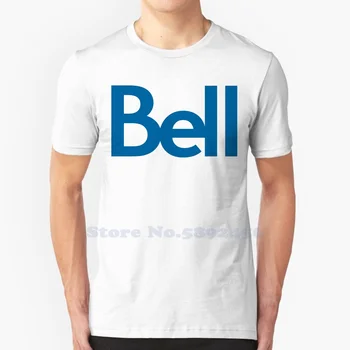 Bell Canada Bežné Streetwear Vytlačiť Logo T-shirt Grafické 100% Bavlna Čaj