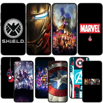 Avengers Koncovka Marvel Thanos Superhrdina Kryt pre Samsung Galaxy S21 S20 Fe S22 S23 Ultra S8 Plus A12 A13 A21S A71 M21 Prípade