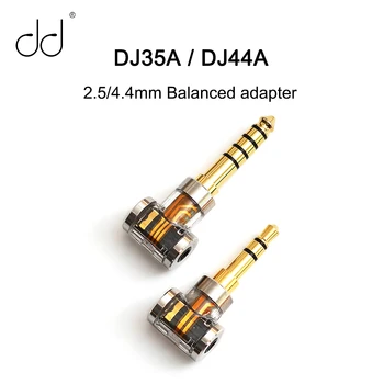 DD DJ35A DJ44A Vyvážené adaptér 2.5/4.4 mm Vyvážené adaptér Platia do 2,5 mm zostatok slúchadlá kábel(2,5 do 3,5/2,5 až 4.4)