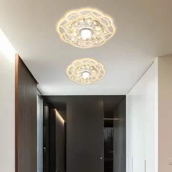 Koridor Svetlá Verandu Svetlá LED Crystal Farebné Bodové Stropné Svietidlo Hala Lghts Skryté Install / Povrchovú montáž Desgins