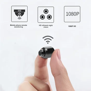 Horúce Mini Kamera, Bezdrôtové Wifi 1080P Dohľadu Bezpečnostné Nočné Videnie Pohybu Zistiť Videokamera Baby Monitor IP Cam