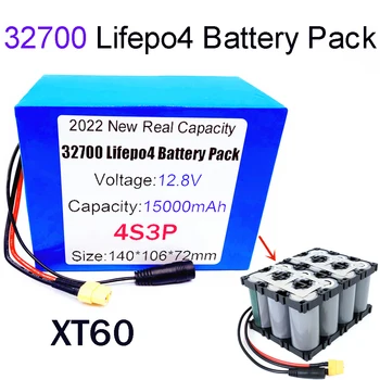 Lifepo4 Batterie Pack 4S 3P 12,8 V 15Ah 40A 100A Ausgewogene BMS für Elektrische boot und Unterbrechungsfreie Netzteil 12V