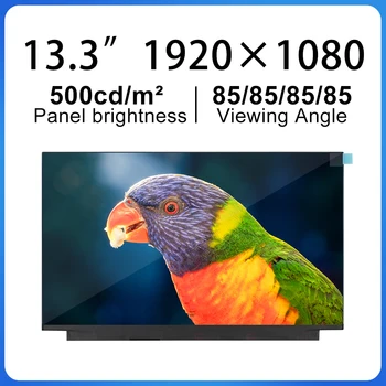 13.3 palcový LCD displej, edp rozhranie 1920*1080 ultra-tenký notebook, displej jas 500 M133NWFC R5