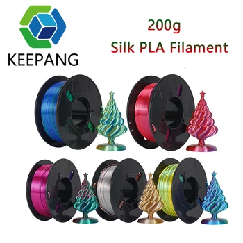 KEE PANG 200g Tricolors Hodváb CHKO Vlákna 1.75 mm FDM 3D Tlačiarne Vlákna Eco-friendly 3D Tlač Materiálu Nový Príchod