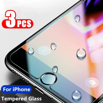 3KS Transparentné Ochranné Sklo Pre iPhone 6 7 8 Plus Tvrdeného Skla Pre iPhone SE 2020 20203 Screen Protector