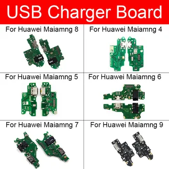 USB Nabíjací Dock Konektor Konektor Poplatok Rada Flex Kábel Pre Huawei Maimang 4 5 6 7 8 9 /G7 G8 G9 Plus/Mate 10 20 Lite/Vychutnať 9S