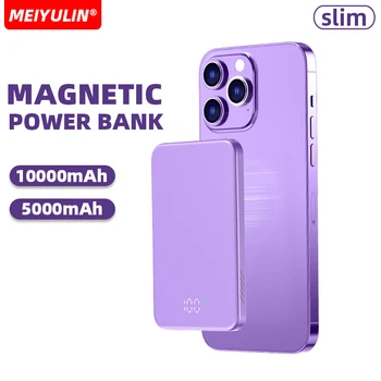 10000mAh Magnetické Wireless Power Bank 5000mAh Ultra-tenké 22.5 W USB C PD20W Rýchle Nabíjanie Externej Batérie pre iPhone 15 Samsung