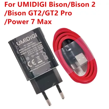 Pre UMIDIGI Bison/Bison 2/Bison GT2/GT2 Pro/Výkon 7 Max Mobilný Telefón Adaptér AC Cestovná Nabíjačka EU Plug +Typ-C, USB Kábel, Drôt Line