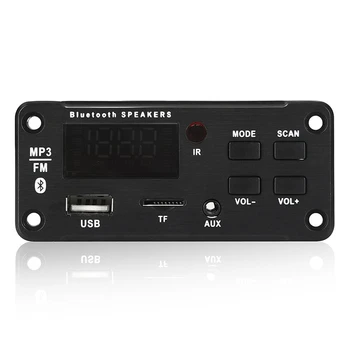4X Zosilňovač 25Wx2 12V Mp3 Dekodér Rada Audio Modul Bluetooth 5.0 Bezdrôtový Hudby Auto Mp3 Prehrávač S Bluetooth