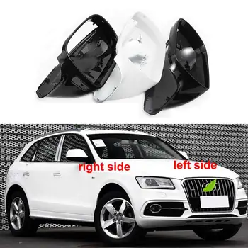 Pre Audi Q5 2010 - 2018 / Q7 2010 - 2015 Auto Accessorie Zozadu Dvere, Zrkadlá Bočné Zrkadlo Pokrytie Čiapky púzdro 1PCS
