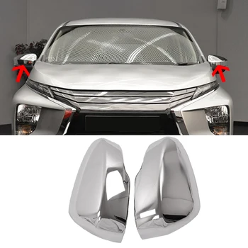 Pre Mitsubishi Xpander 2017 2018 2019 Strieborné Spätné Zrkadlo Bytové Dekorácie Kryt Spp-Bočné Dvere Zrkadlo Pokrytie