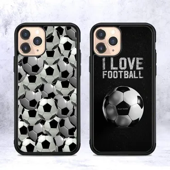 Futbalista Futbalové Umenie Telefón Prípade Silikónové PC+TPU puzdro Pre iPhone 14 11 12 13 Pro Max 8 7 6 X Plus XR Pevného Fundas