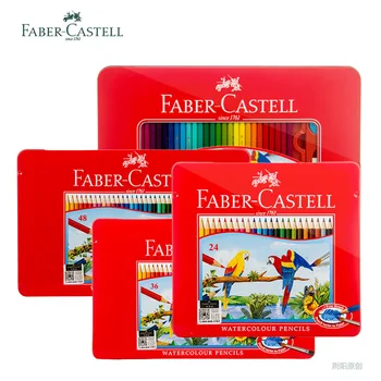 Faber-Castell Akvarelové Farby, Ceruzka Súbor Železa Box Farebné Dúhy Kresba Farebná Ceruzka Sfarbenie Watercolour Umelecké Potreby
