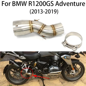 Pre BMW R1200GS Dobrodružstvo 2013-2019 Upgrade Upravené 51MM Motocykel Výfukových Polovice Prepojenie Potrubia Pripojenie Rúrky Sekcia