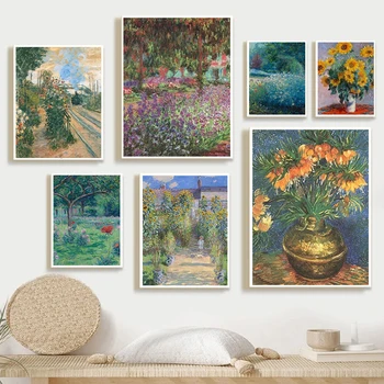Claude Monet Klasické Kolekcie Abstraktné Krajiny Plagát Plátno Na Maľovanie Nordic Múr Umenia Pre Moderné Obývacia Izba Domáce Dekorácie