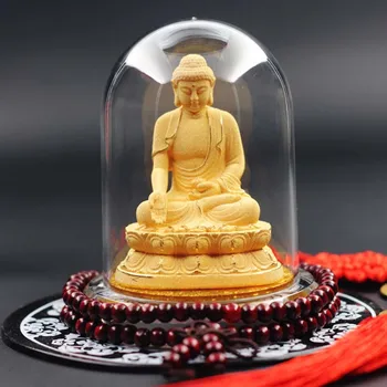 Budhizmus Thajsko Juhovýchodnej Ázii DOMOV AUTO Patróna Automobilový ozdoby zlaté Šákjamuni Tathagáta Budha socha