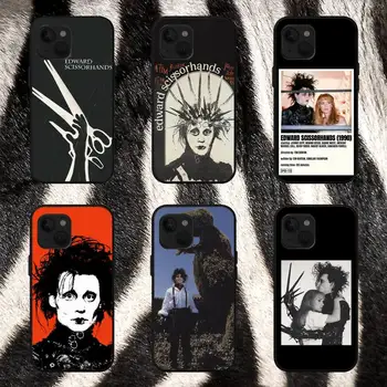 Film Edward Scissorhands Telefón puzdro Pre iPhone 11 12 Mini 13 14 Pro XS Max X 8 7 6 Plus SE XR Shell