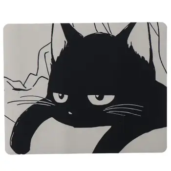 Diatom Ooze Black Ospalý Mačka Podložku Pod Myš, Čierna 11.4*9 Palcový Protišmykovým Gumovým Base Mouse Mat Obdĺžnik Anime Myši, Podložky Office