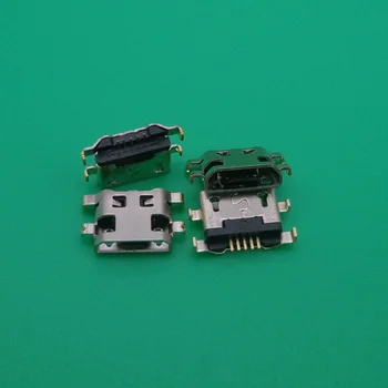 50pcs Pre Alcatel One Touch Vyvíjať 2 4037T Mini micro USB Nabíjací Port Nabíjanie Dock Konektor zásuvky elektrickej siete