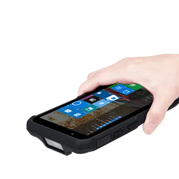 Aotesier Ručné Robustný PDA pre Windows 10 zberač dát pomocou čiarových kódov, NFC 4G pos pc
