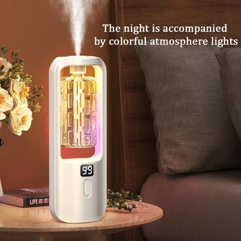 Montáž na stenu Zvlhčovač Vzduchu Farebné Nočné Svetlo Olej Aromaterapia Stroj pre Domácnosť Wc Dezodoračné Čistenie Vzduchu v Spreji