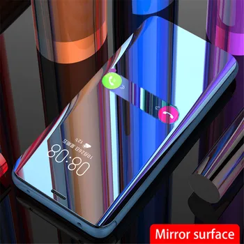 Smart Mirror Magnetické Flip Kožený obal pre Samsung Galaxy S24 Ultra S 24 Plus S24Ultra SamsungS24 Prípade Knihy Stojan Shell Coques